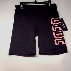 Bebe Sport Women's tie-dye Logo Bike Short